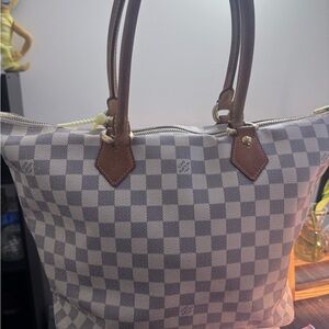 Checkered Tote Bag